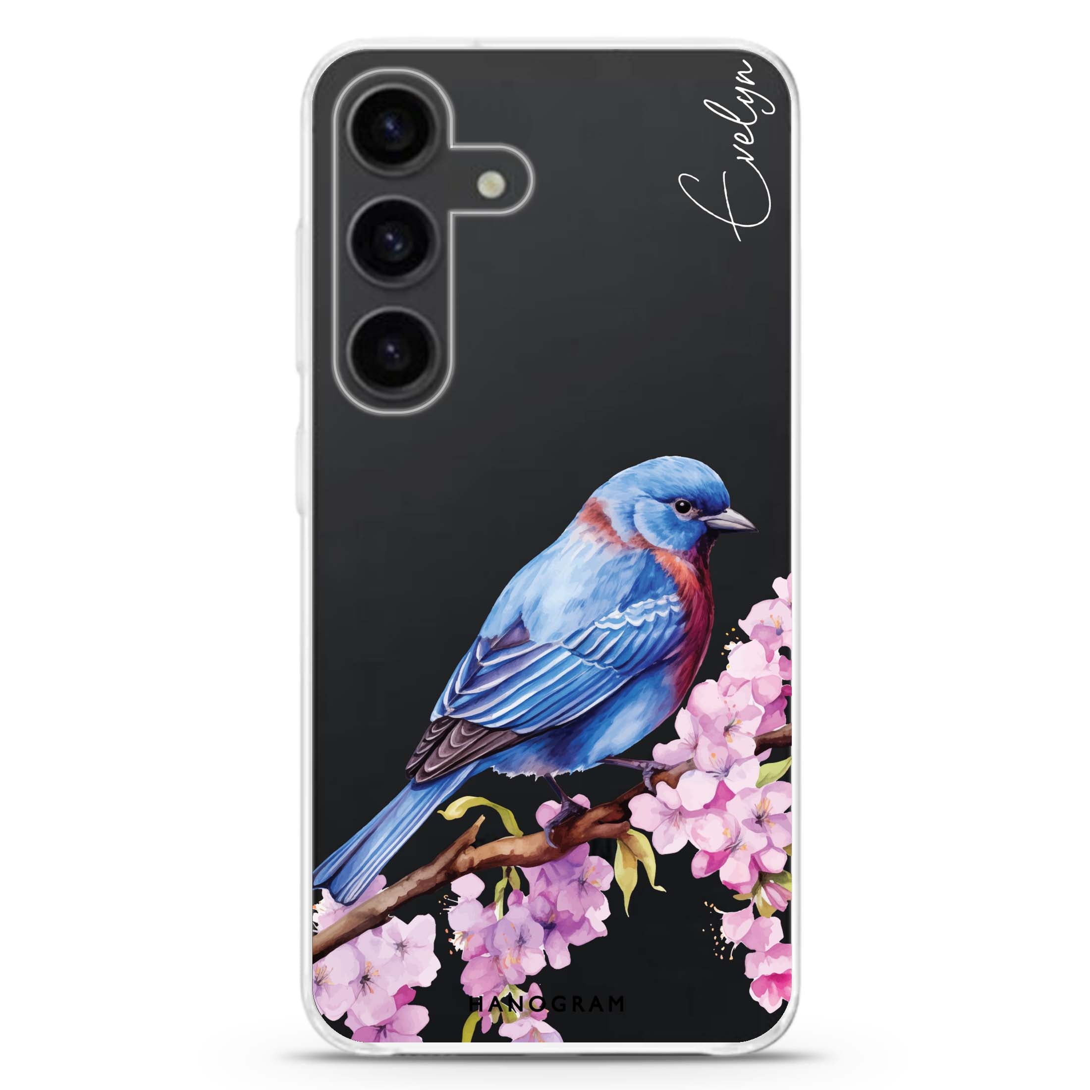 A watercolour floral Samsung Galaxy Ultra Clear Case