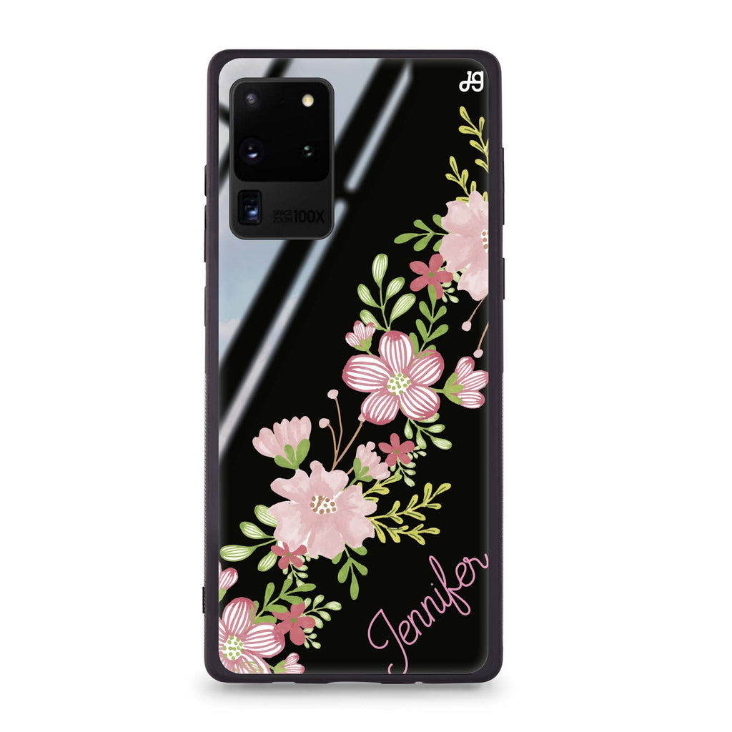 Floral Path Samsung Glass Case