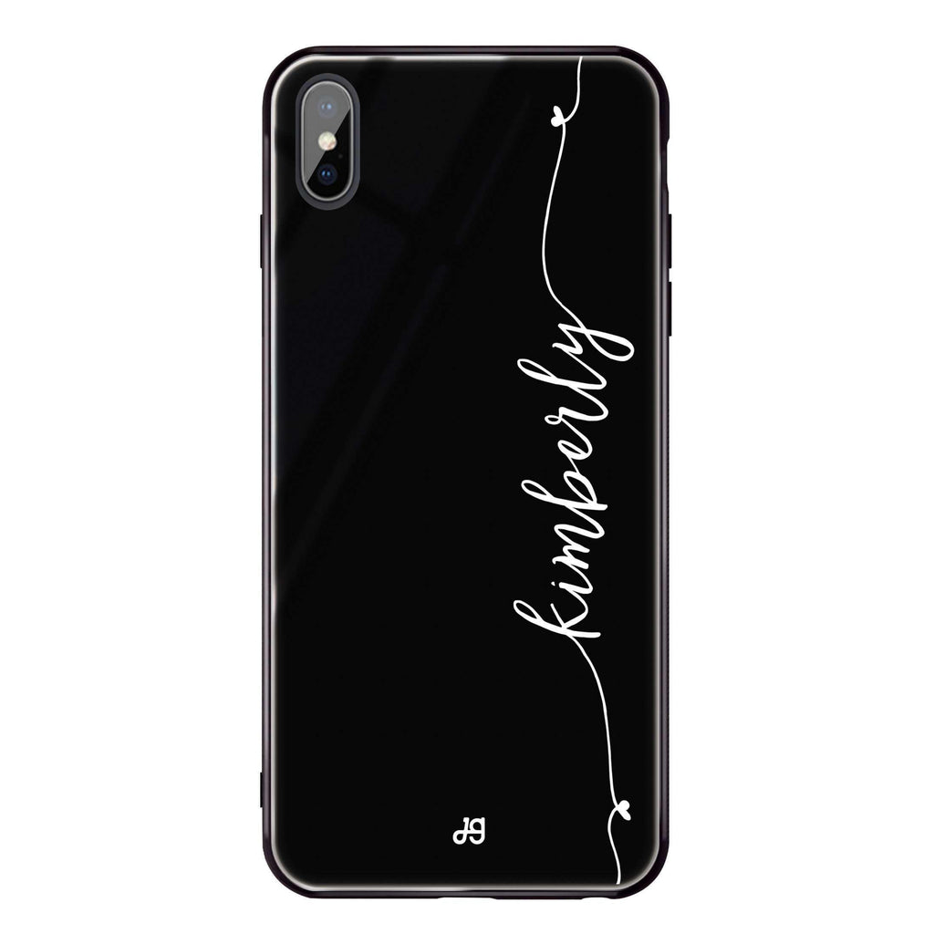 Heart Word iPhone X Glass Case