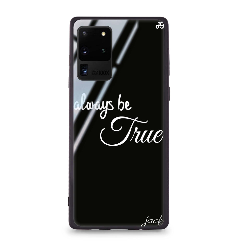 Always be true love with passion II Samsung Glass Case
