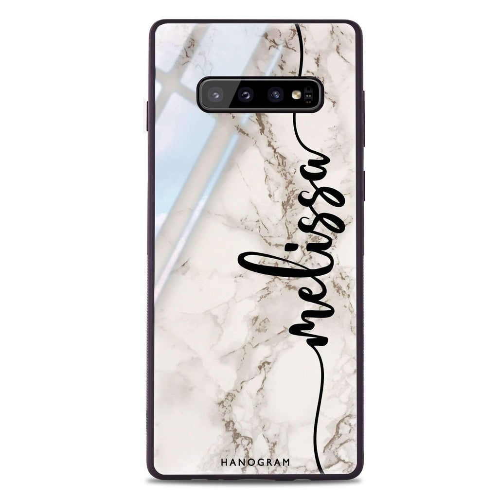 Marble Edition V Samsung S10 Plus Glass Case