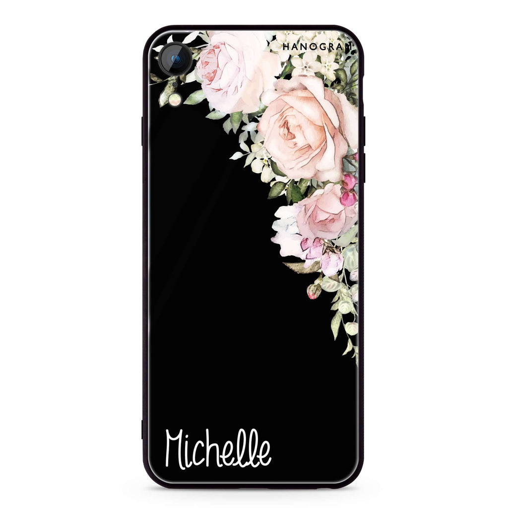 Elegant Rose I iPhone XR Glass Case