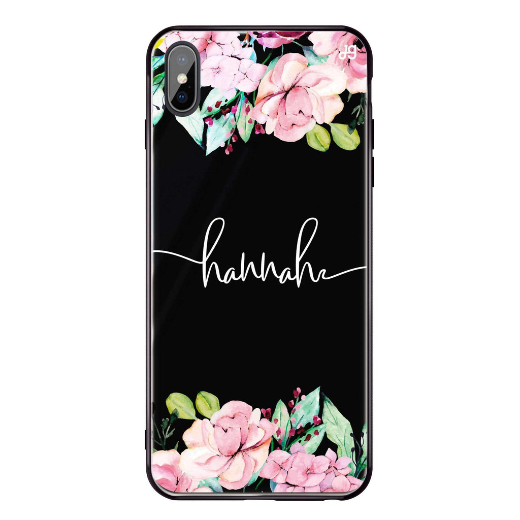 Floral Dream I iPhone XS Glass Case