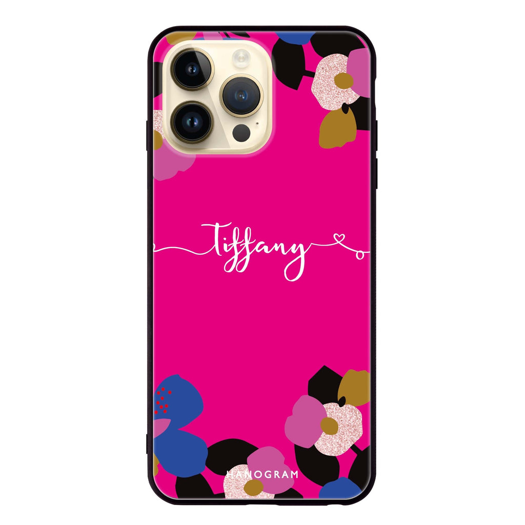 Floral POP II iPhone 13 Pro Glass Case