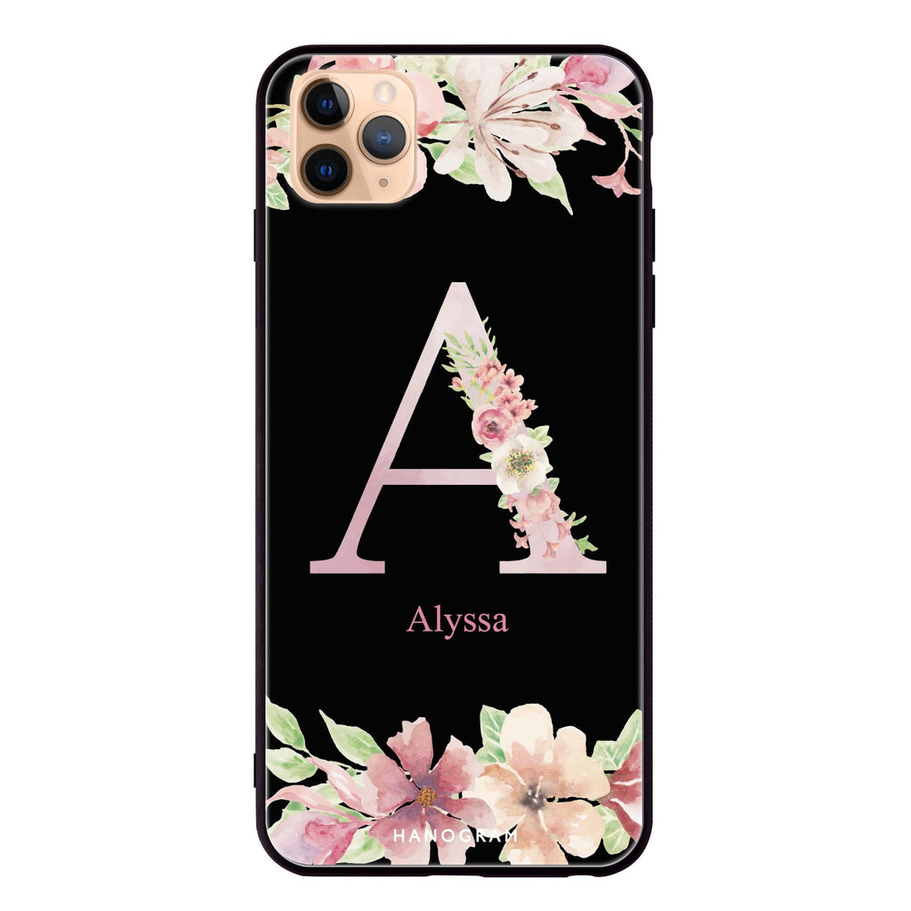 Monogram & Floral iPhone 11 Pro Glass Case