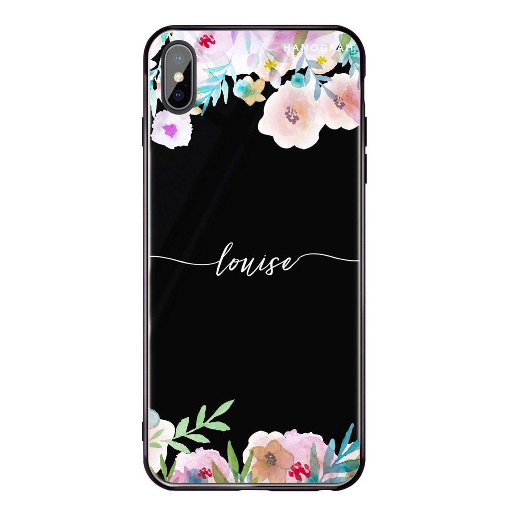 Art of Floral iPhone X Glass Case
